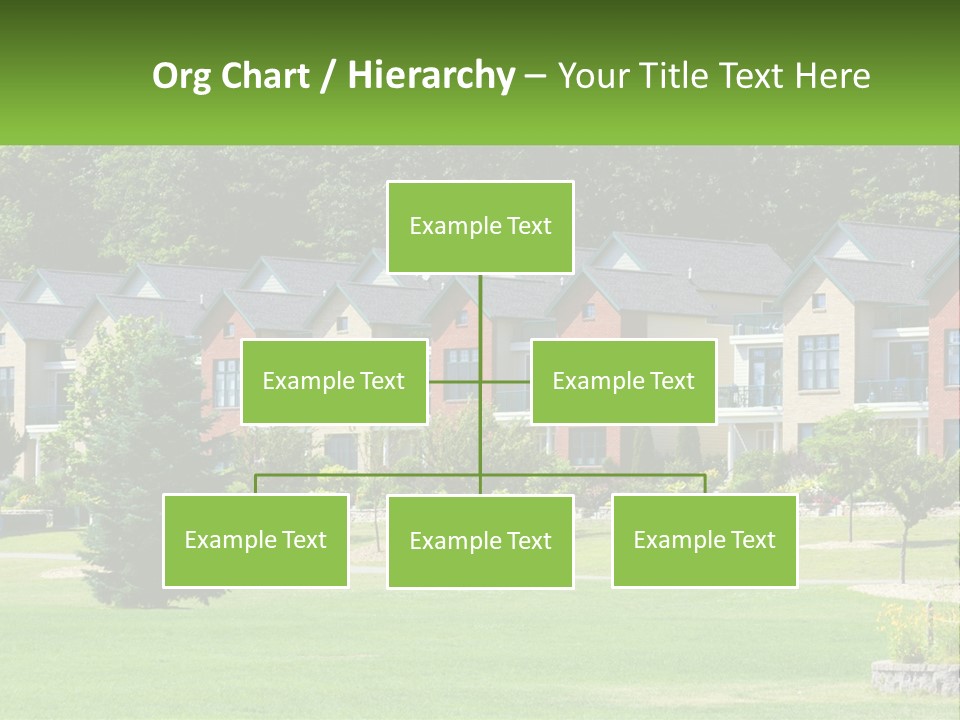 Real Outside Apartment PowerPoint Template