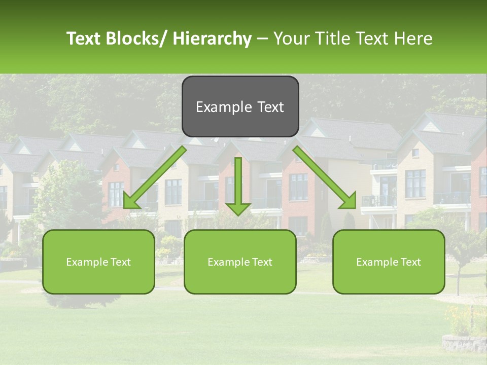 Real Outside Apartment PowerPoint Template