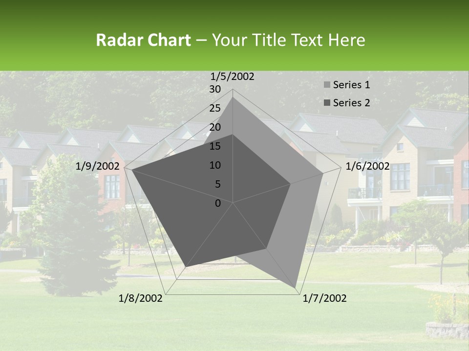 Real Outside Apartment PowerPoint Template