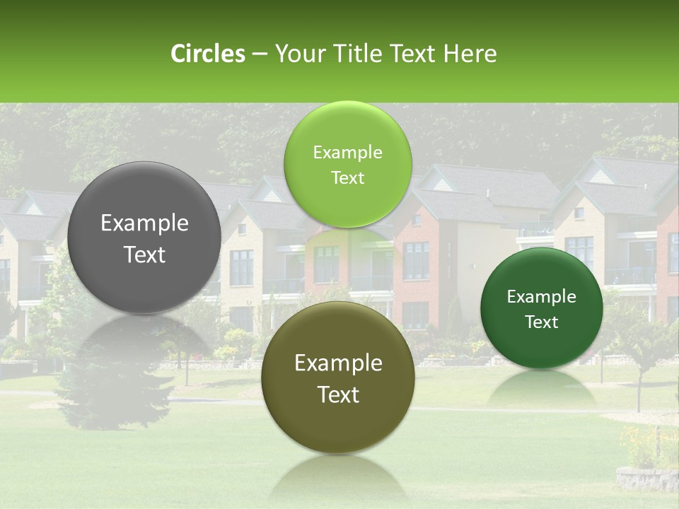 Real Outside Apartment PowerPoint Template
