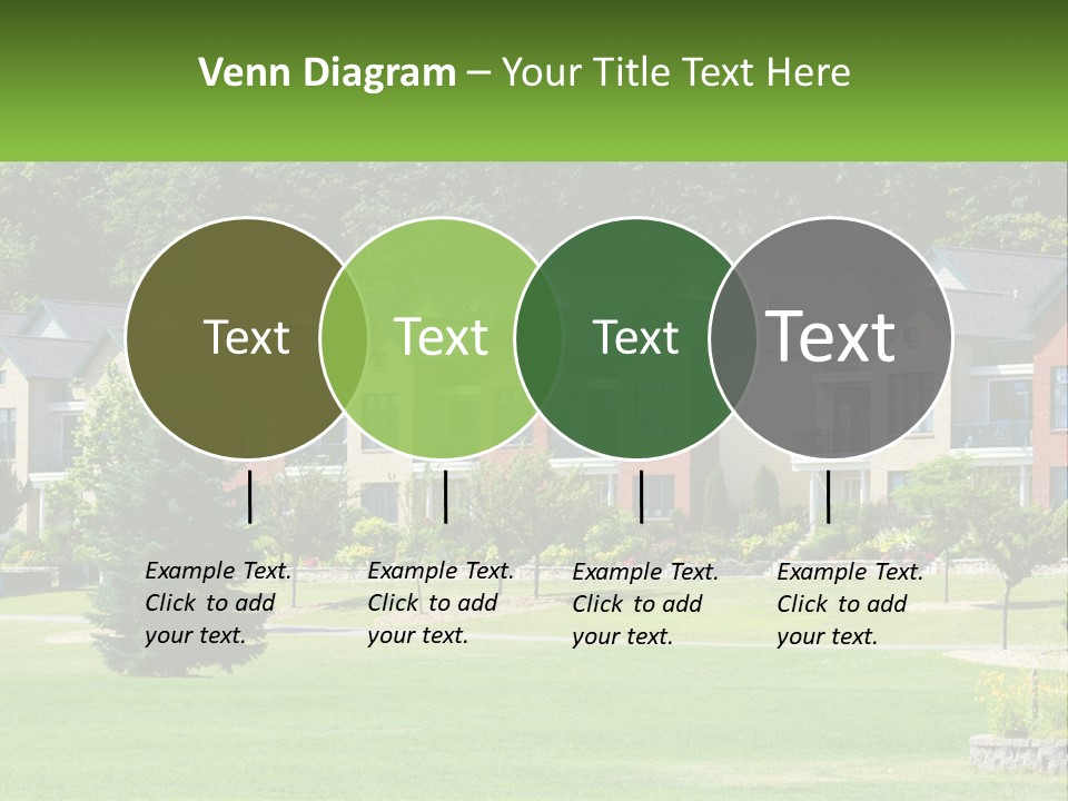 Real Outside Apartment PowerPoint Template