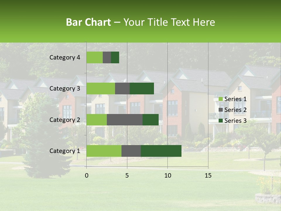 Real Outside Apartment PowerPoint Template