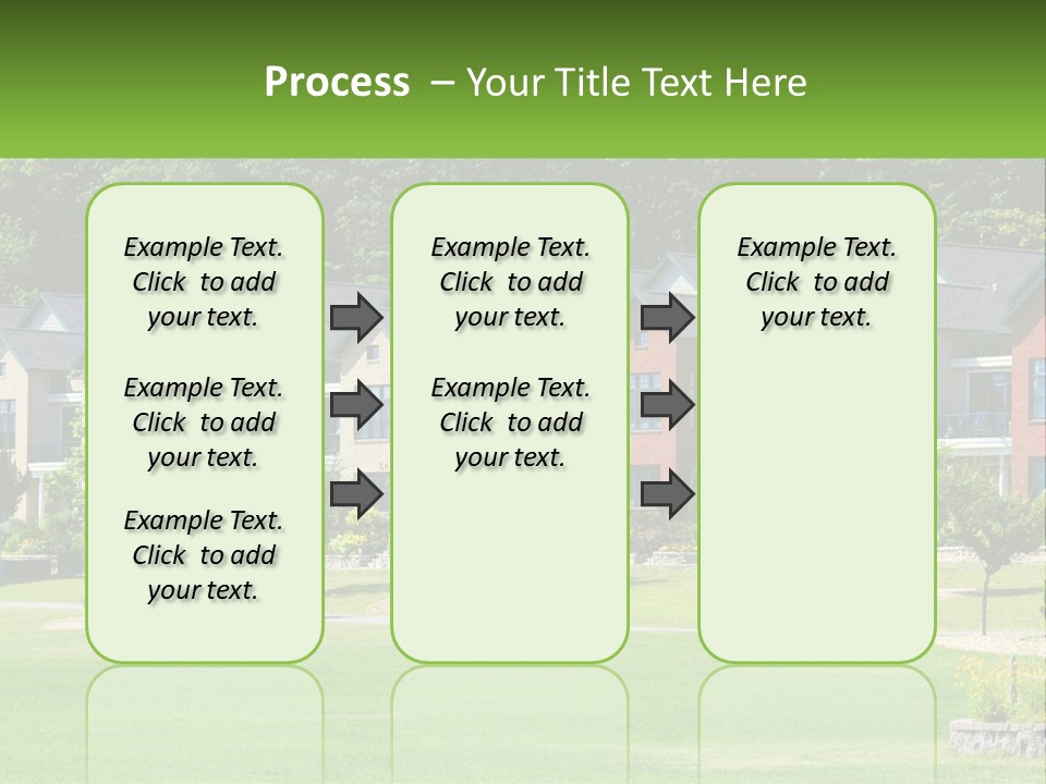 Real Outside Apartment PowerPoint Template