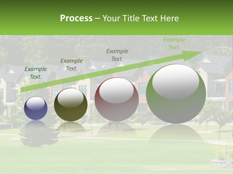 Real Outside Apartment PowerPoint Template