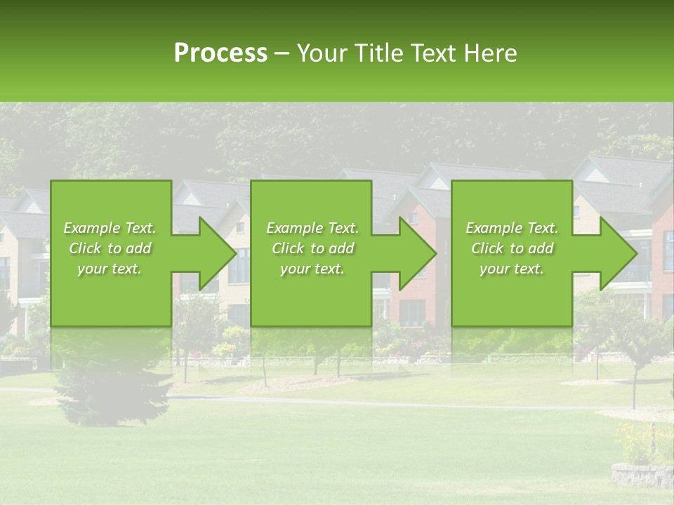 Real Outside Apartment PowerPoint Template