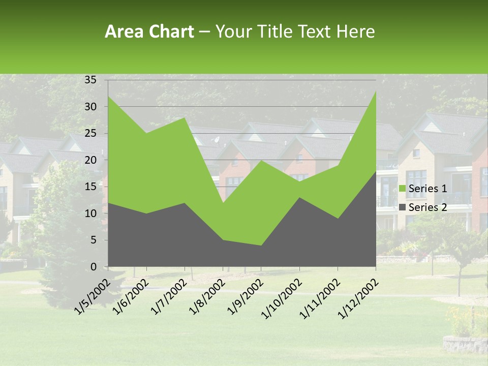 Real Outside Apartment PowerPoint Template