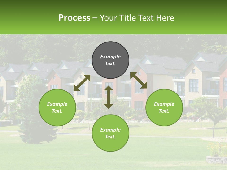 Real Outside Apartment PowerPoint Template