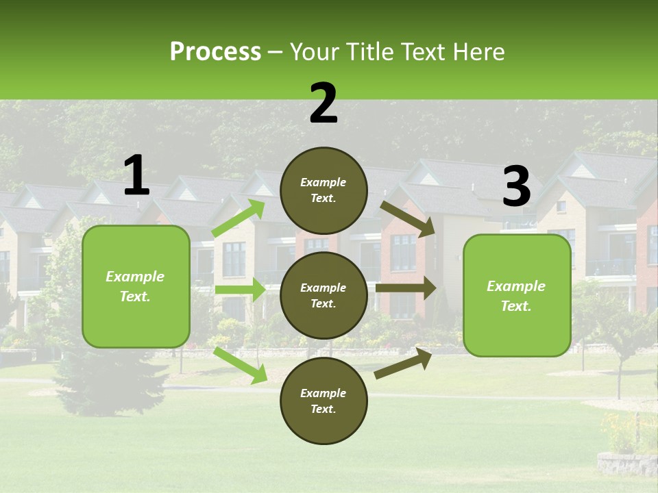 Real Outside Apartment PowerPoint Template
