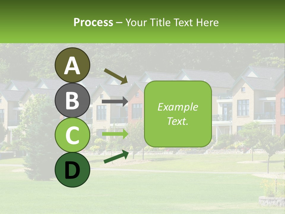 Real Outside Apartment PowerPoint Template