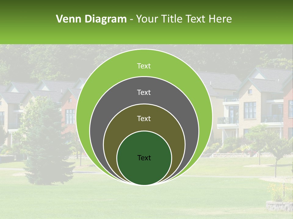 Real Outside Apartment PowerPoint Template