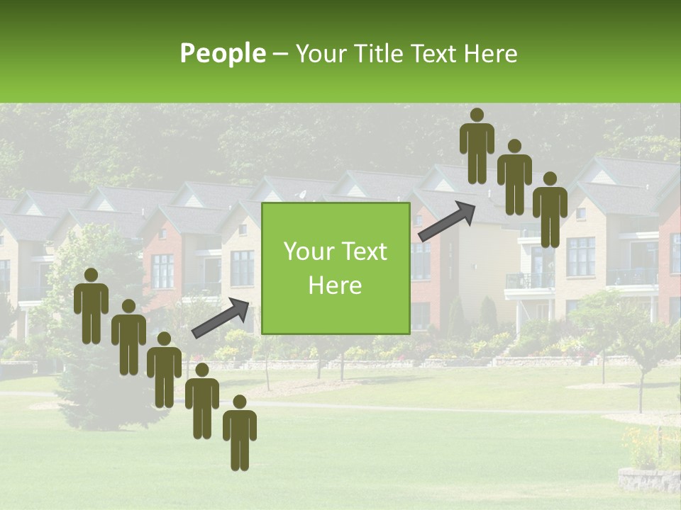 Real Outside Apartment PowerPoint Template