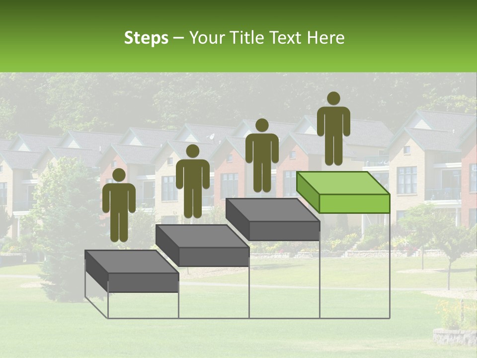Real Outside Apartment PowerPoint Template