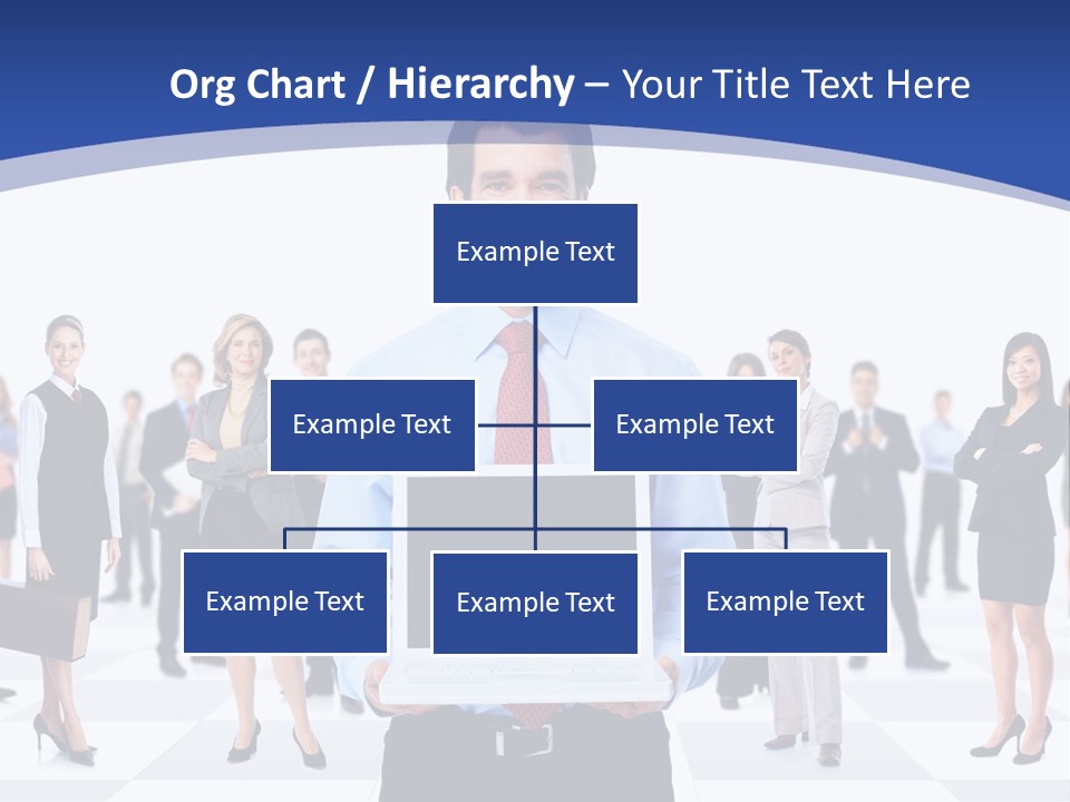 Educated Working Businesswoman PowerPoint Template