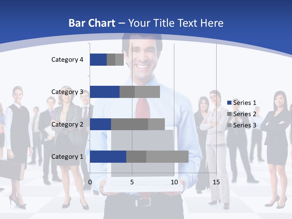 Educated Working Businesswoman PowerPoint Template