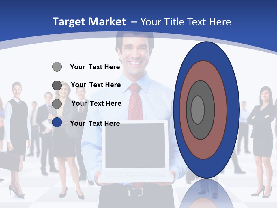 Educated Working Businesswoman PowerPoint Template