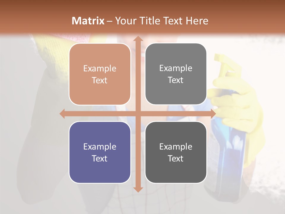 Service Adult Housework PowerPoint Template