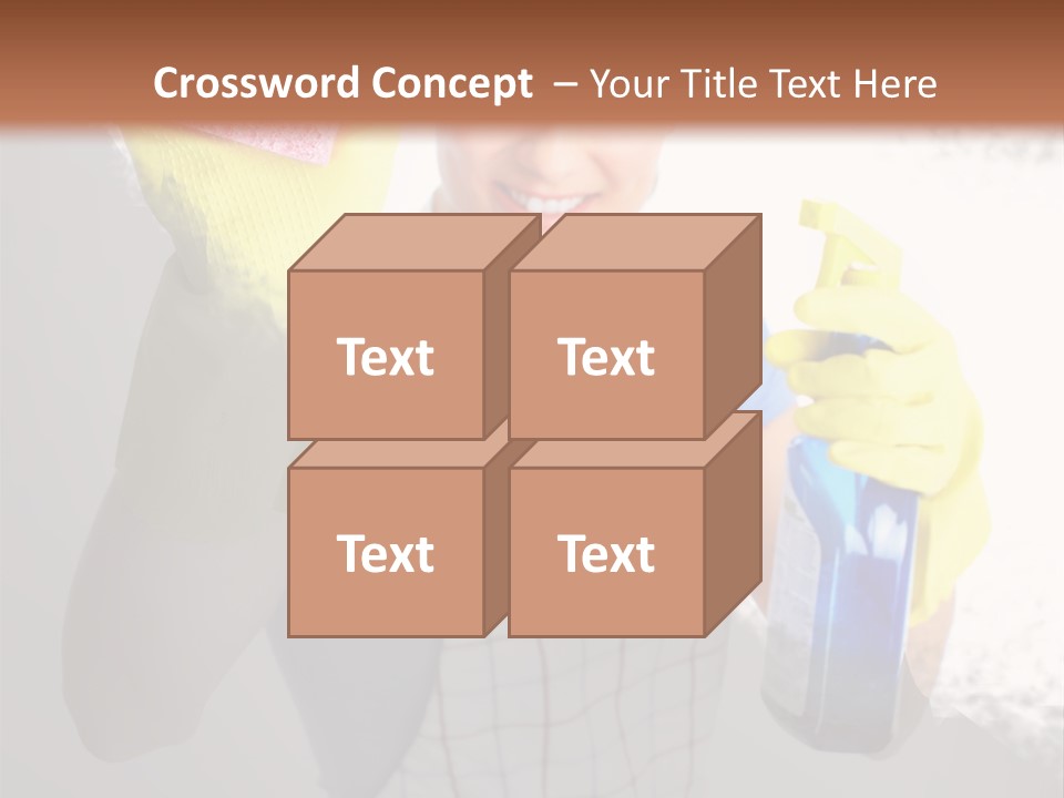 Service Adult Housework PowerPoint Template