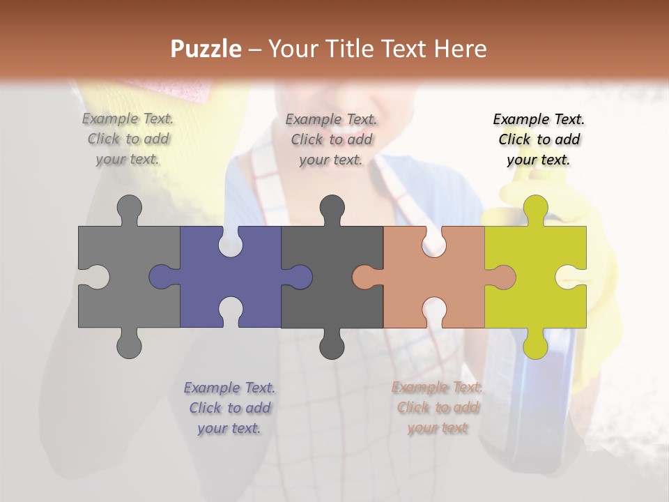 Service Adult Housework PowerPoint Template