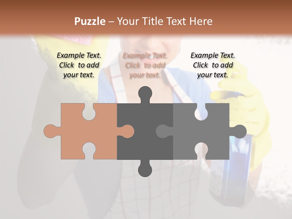 Service Adult Housework PowerPoint Template