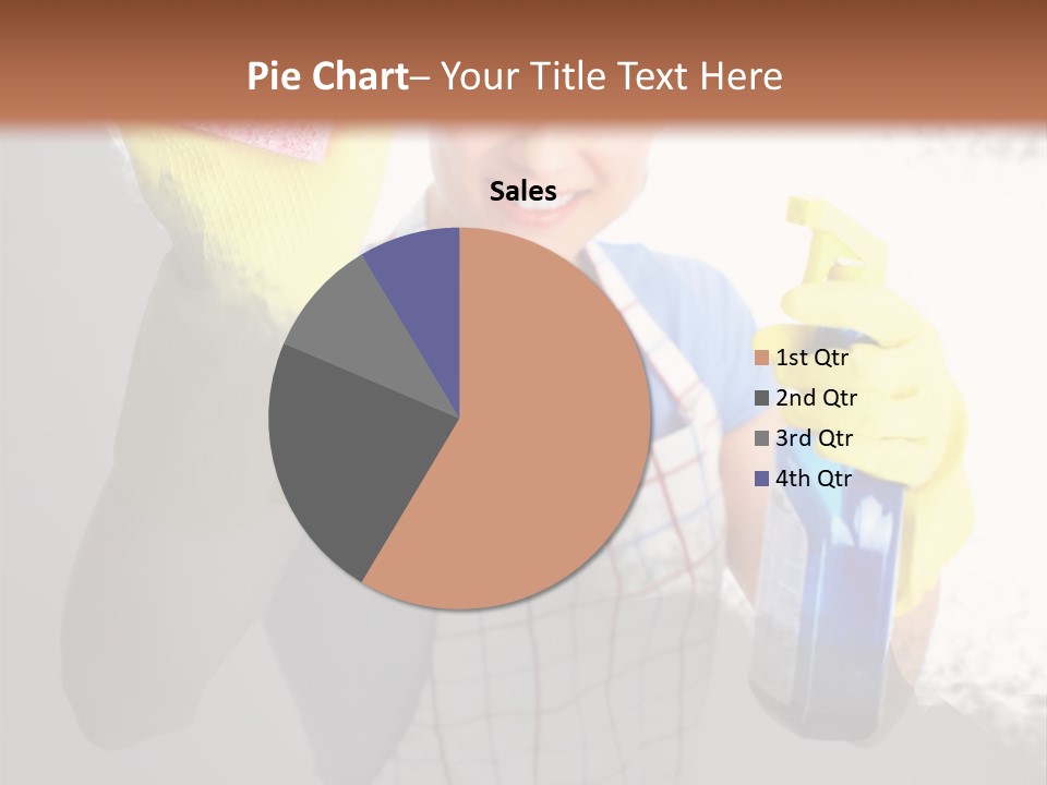 Service Adult Housework PowerPoint Template