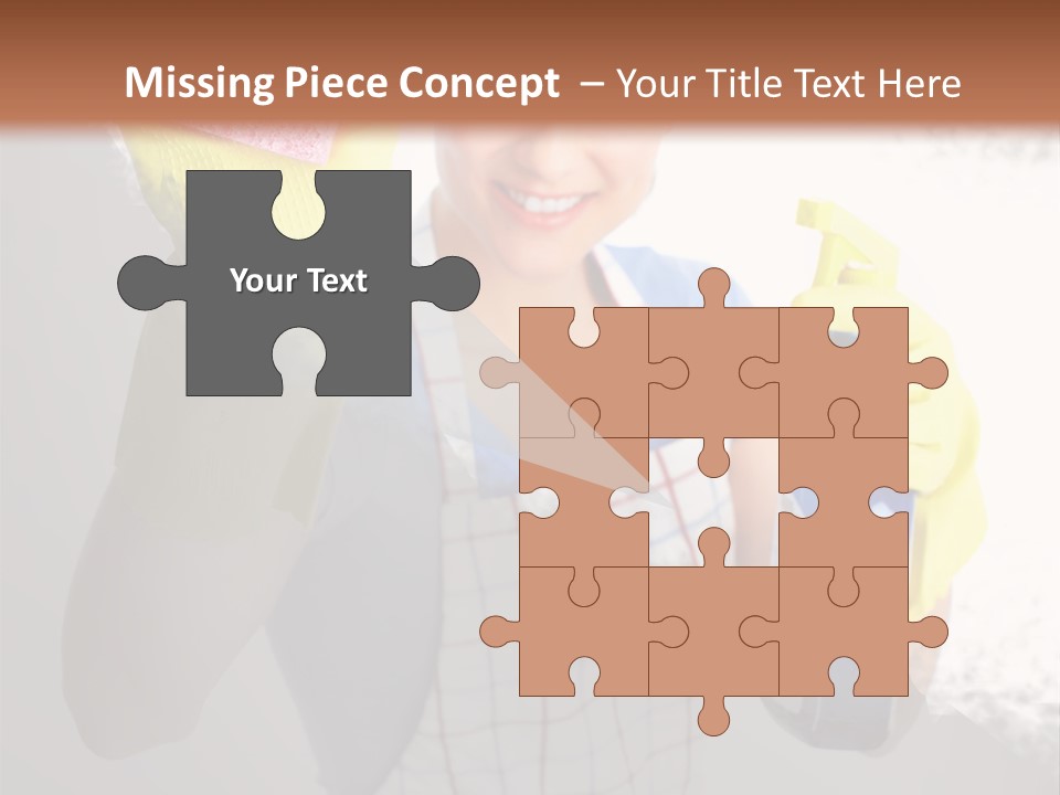 Service Adult Housework PowerPoint Template