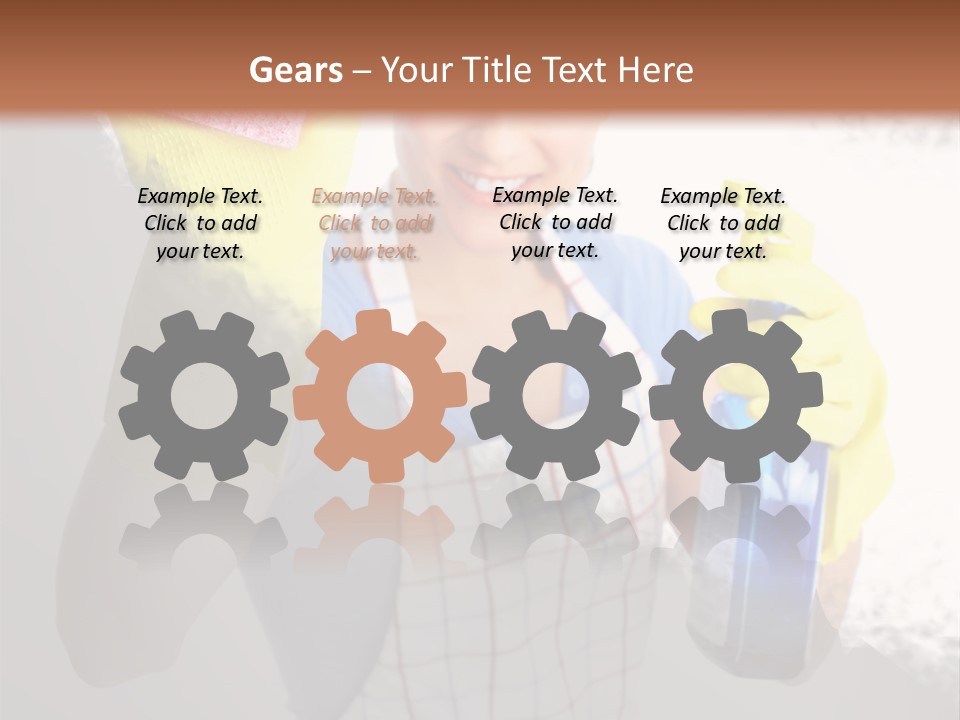 Service Adult Housework PowerPoint Template