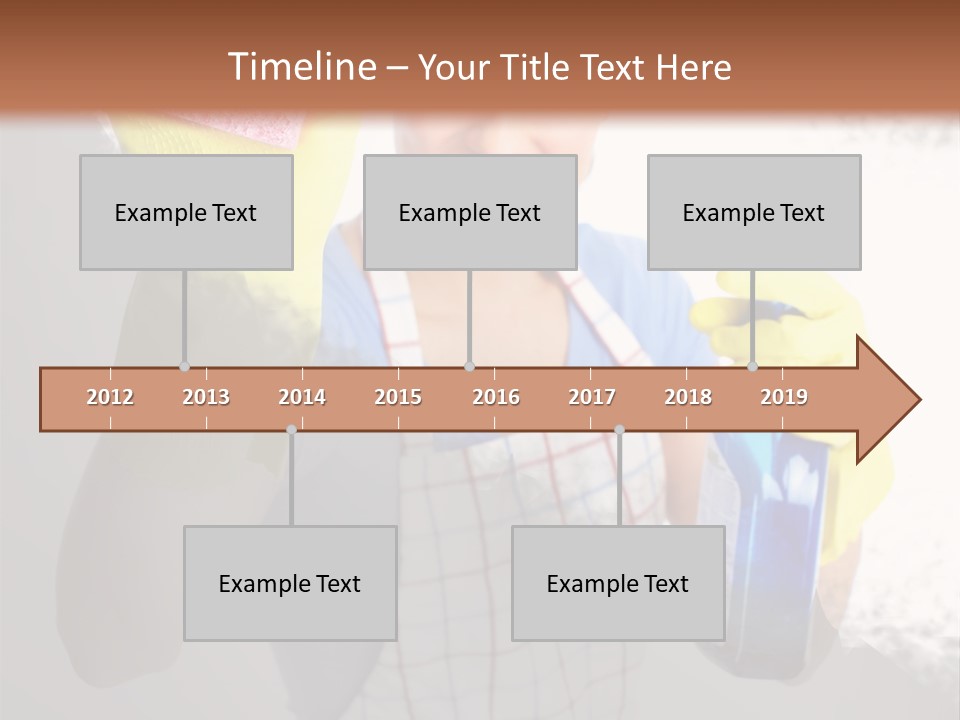 Service Adult Housework PowerPoint Template