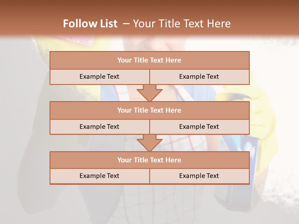 Service Adult Housework PowerPoint Template