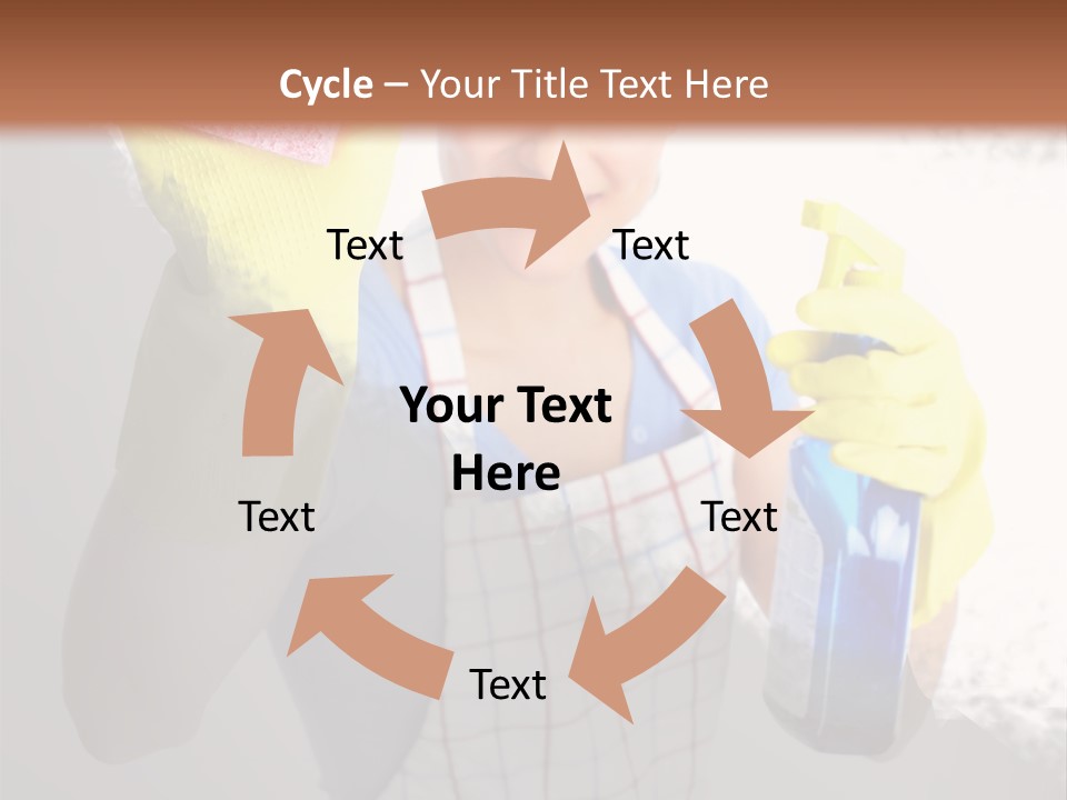Service Adult Housework PowerPoint Template