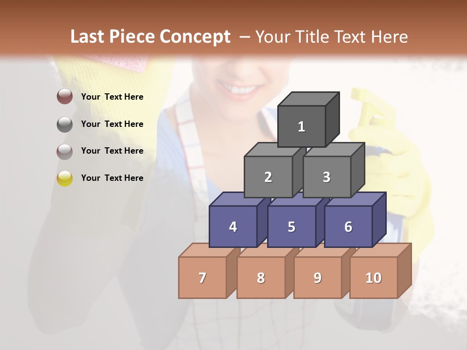 Service Adult Housework PowerPoint Template