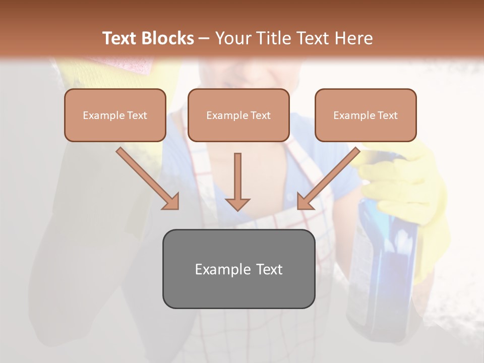 Service Adult Housework PowerPoint Template