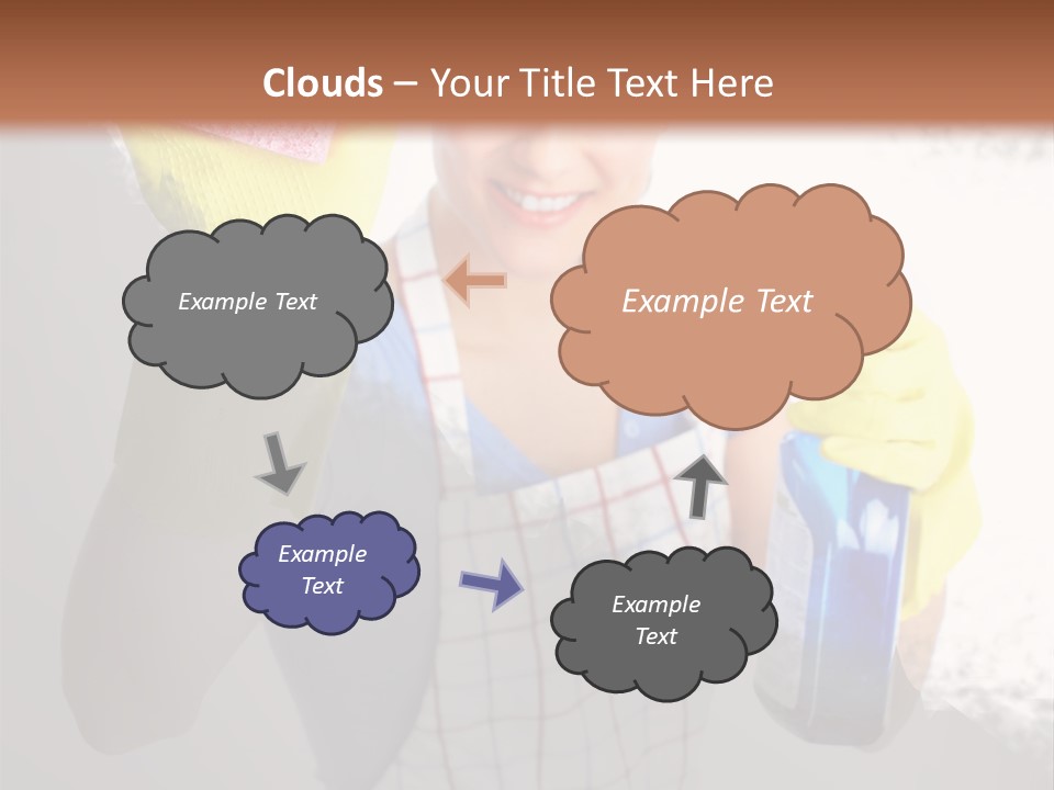 Service Adult Housework PowerPoint Template