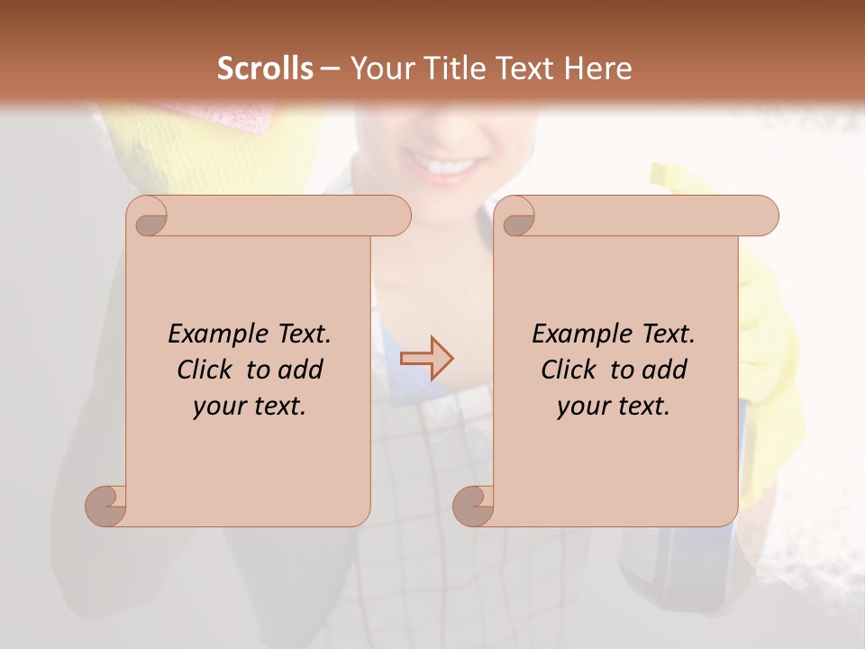 Service Adult Housework PowerPoint Template