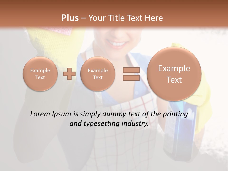 Service Adult Housework PowerPoint Template