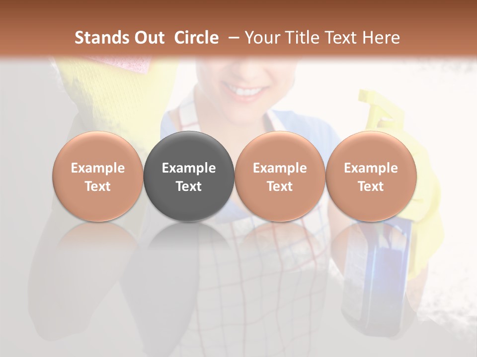 Service Adult Housework PowerPoint Template