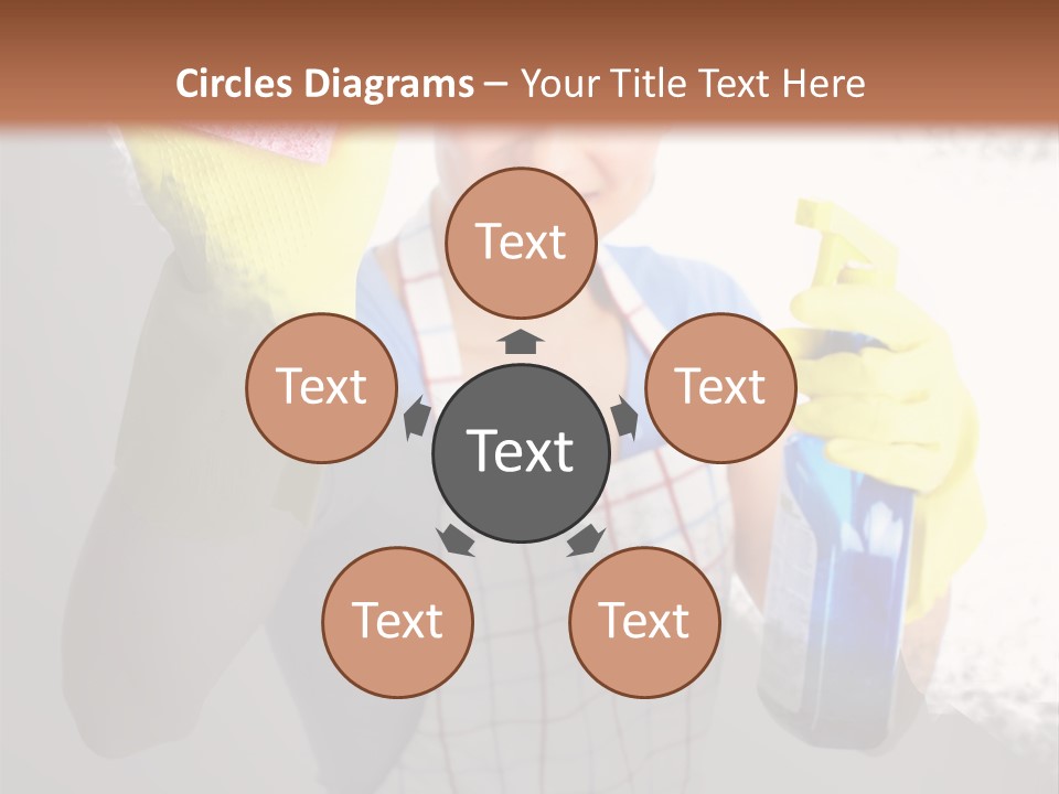 Service Adult Housework PowerPoint Template