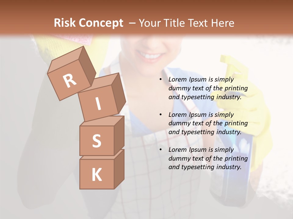 Service Adult Housework PowerPoint Template