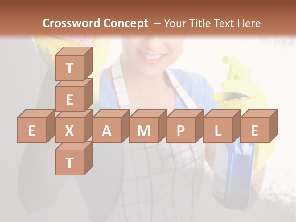 Service Adult Housework PowerPoint Template