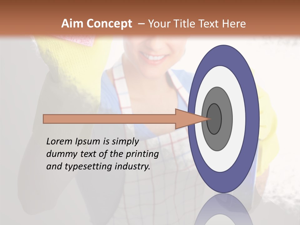 Service Adult Housework PowerPoint Template