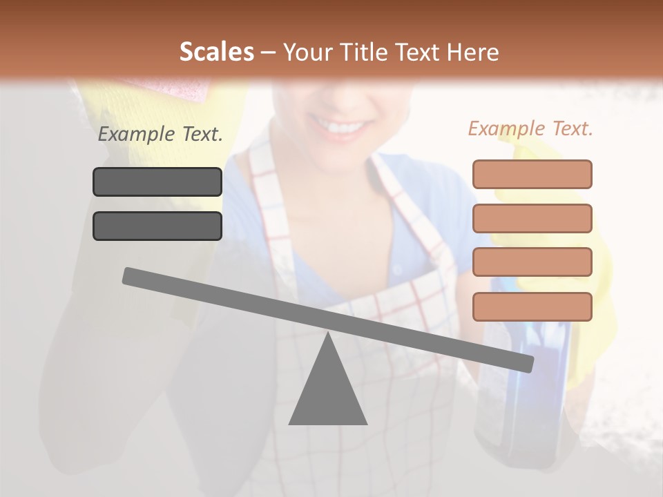 Service Adult Housework PowerPoint Template