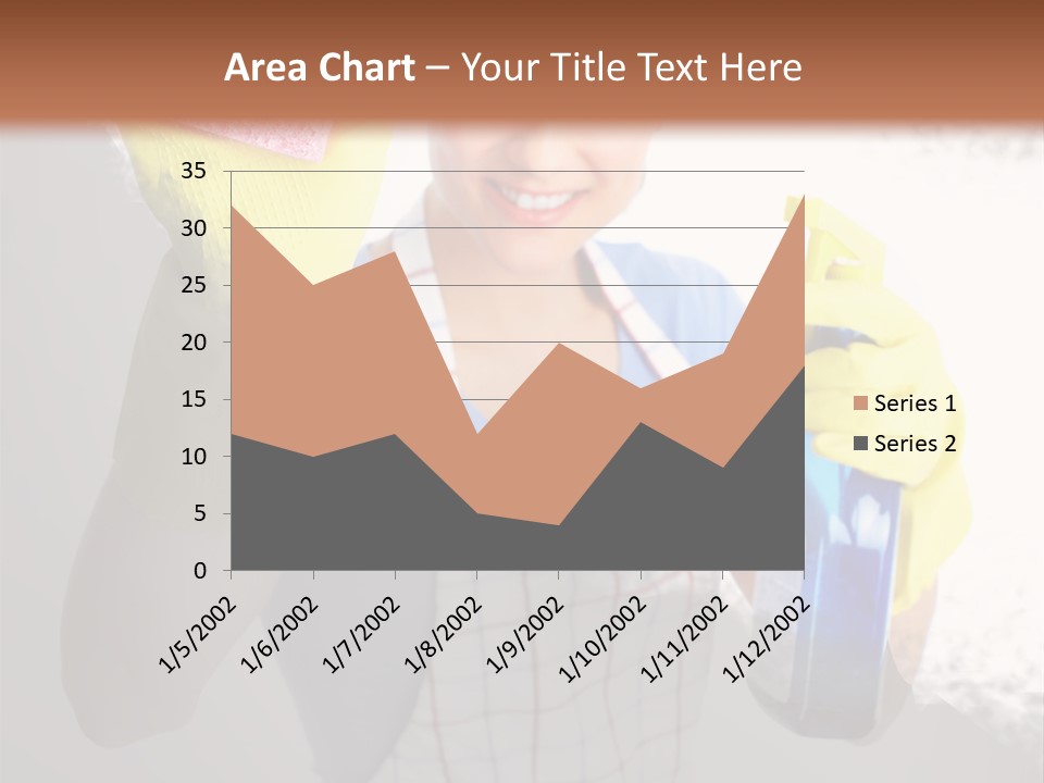 Service Adult Housework PowerPoint Template