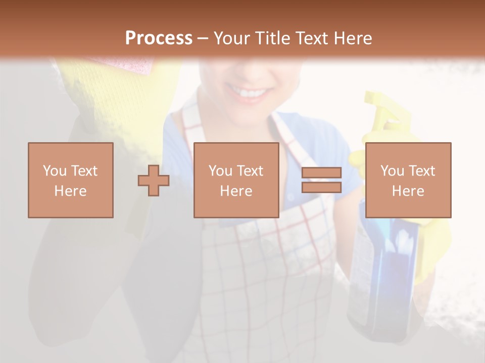 Service Adult Housework PowerPoint Template