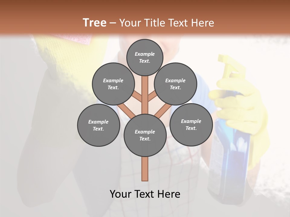 Service Adult Housework PowerPoint Template