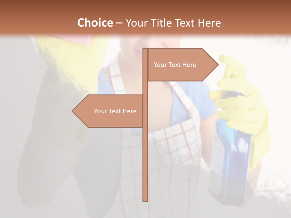 Service Adult Housework PowerPoint Template