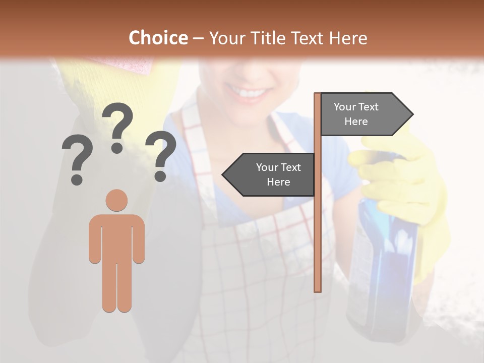 Service Adult Housework PowerPoint Template