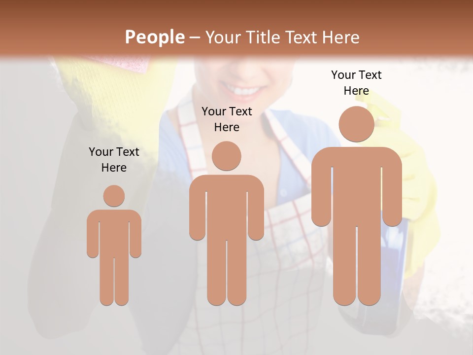 Service Adult Housework PowerPoint Template