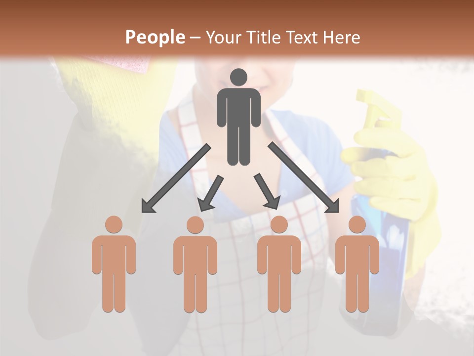 Service Adult Housework PowerPoint Template