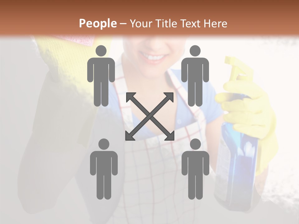 Service Adult Housework PowerPoint Template