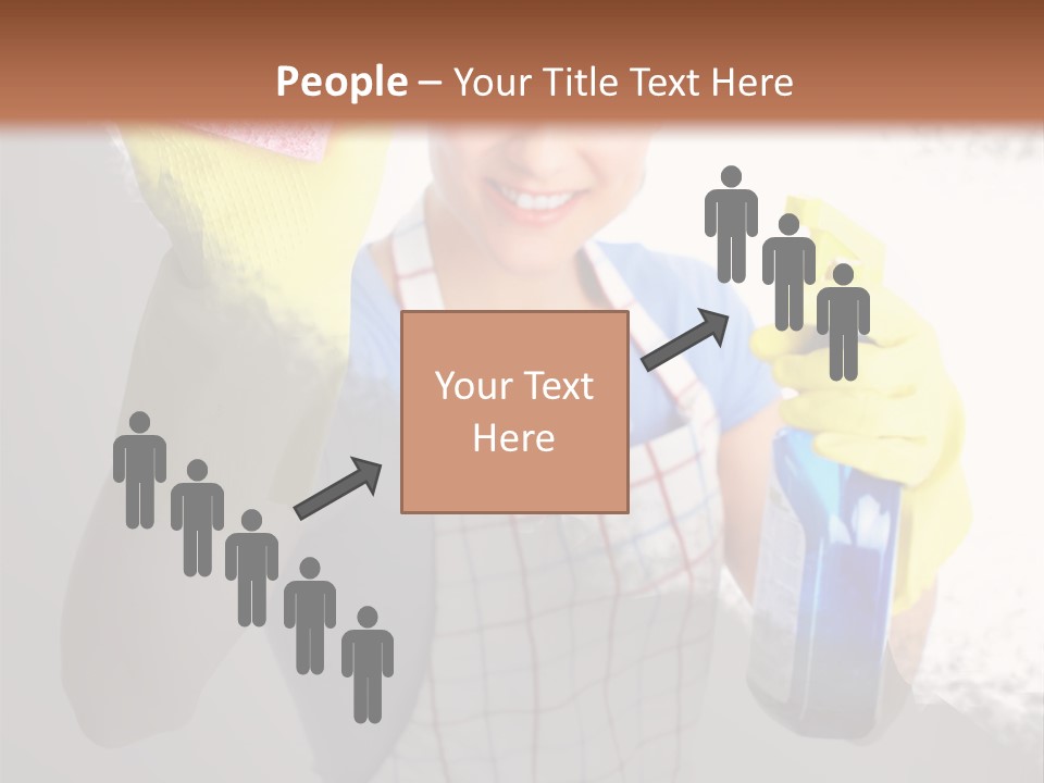 Service Adult Housework PowerPoint Template