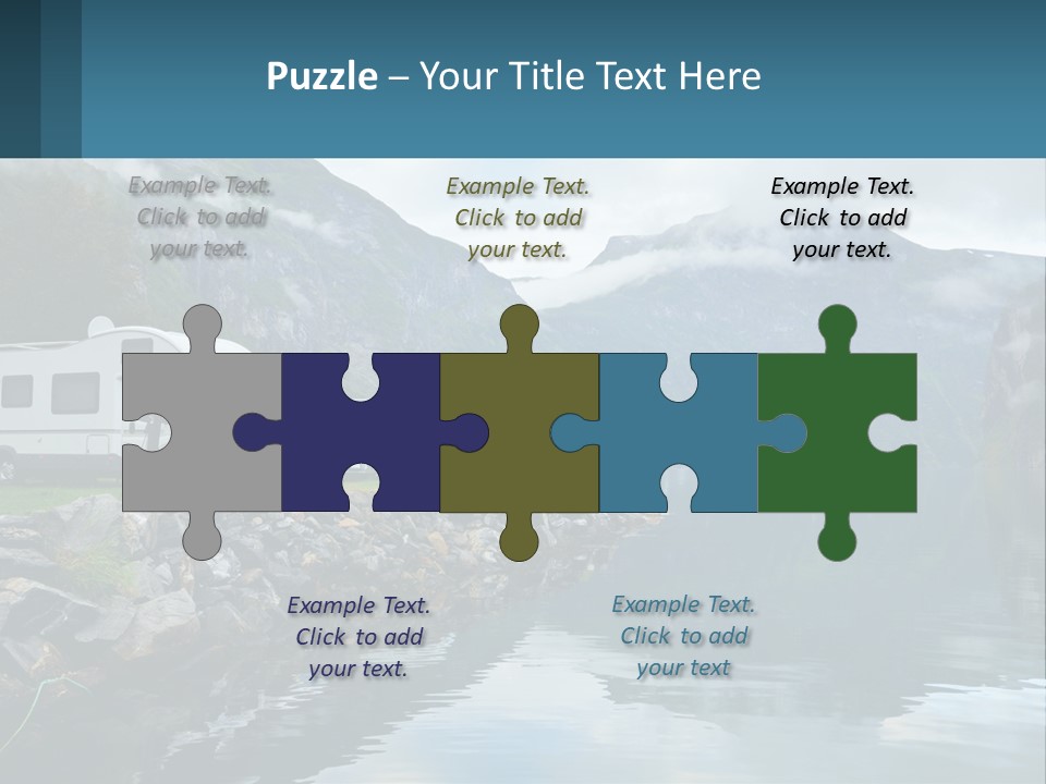 Automobile Geiranger Travel PowerPoint Template